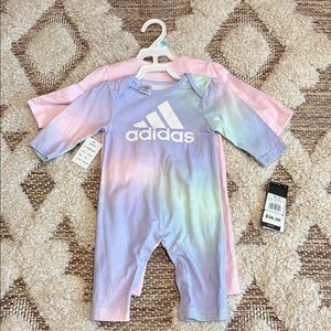 Adidas Multicolor Tie-Dye Kids Footie